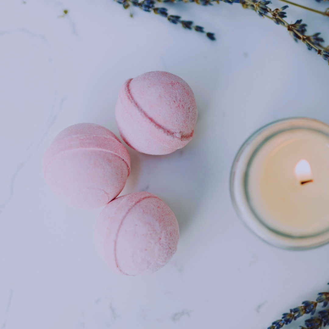 LivKind Relief Lavender Bath Bombs