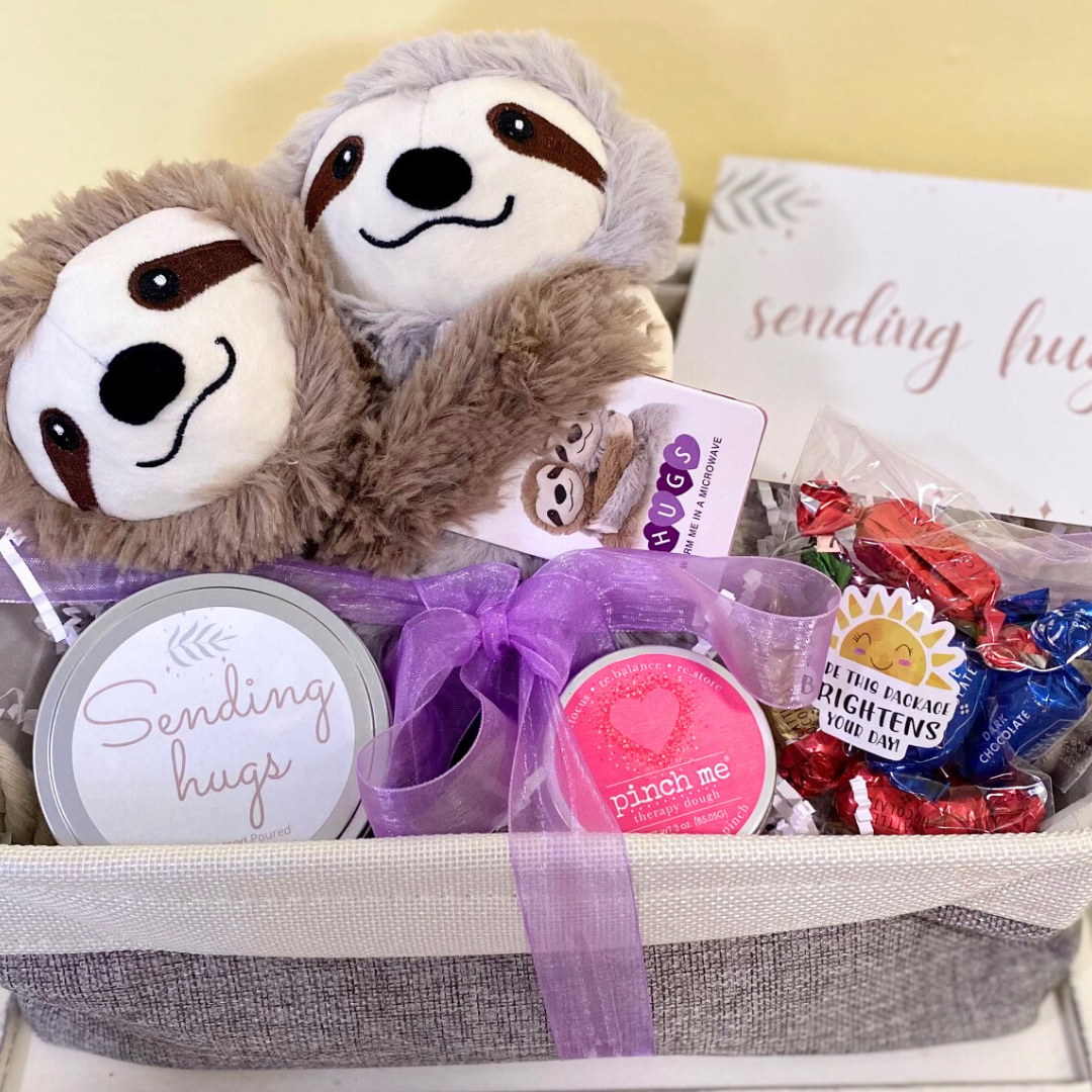 Sending Hugs Care Package - Sloth Hugs