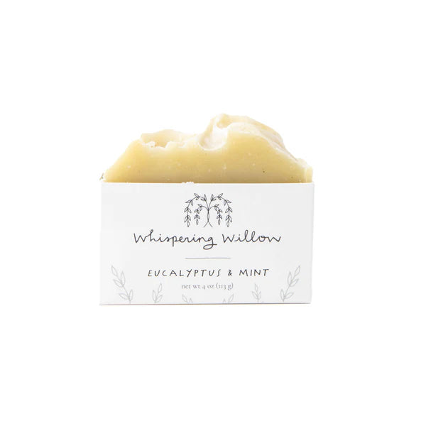 Whispering Willow Organic Bar Soap - Lavender or Eucalyptus Mint