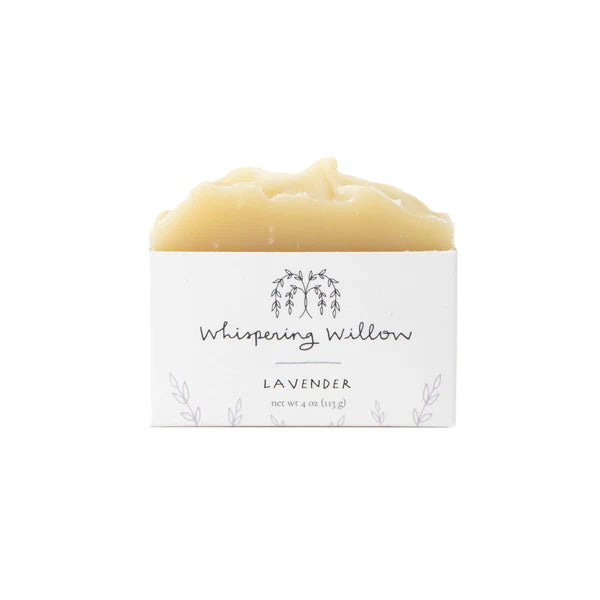 Whispering Willow Organic Bar Soap - Lavender or Eucalyptus Mint