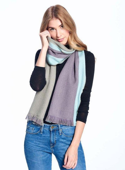 Alpaca Reversible Scarf - Ether - MindfulGoods