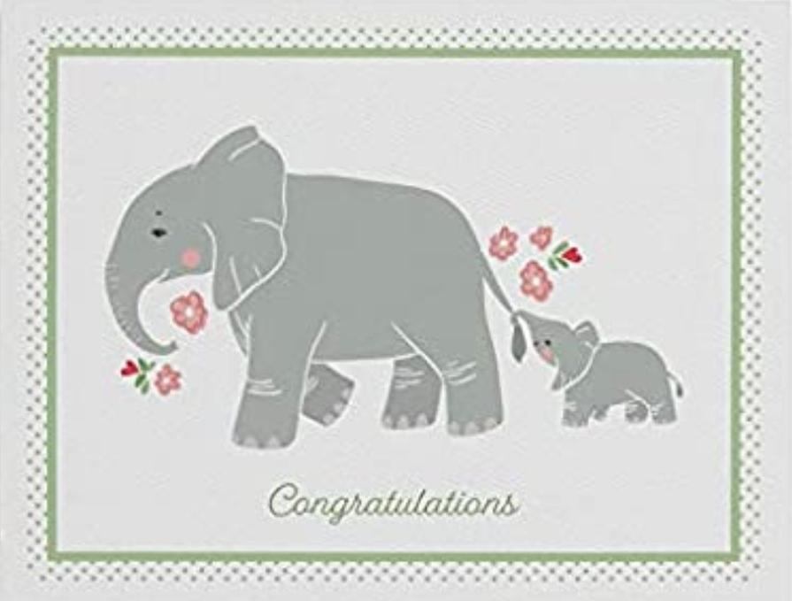 Baby Elephant Card - MindfulGoods