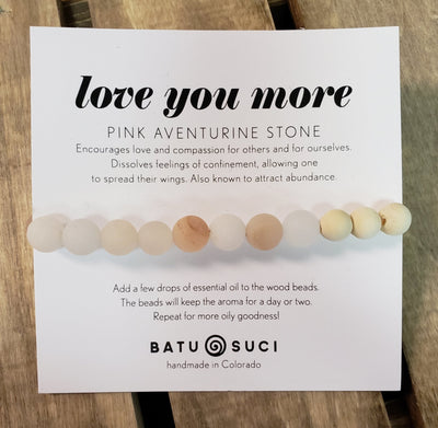 Batu Suci Diffuser Bracelet - Love you more - MindfulGoods