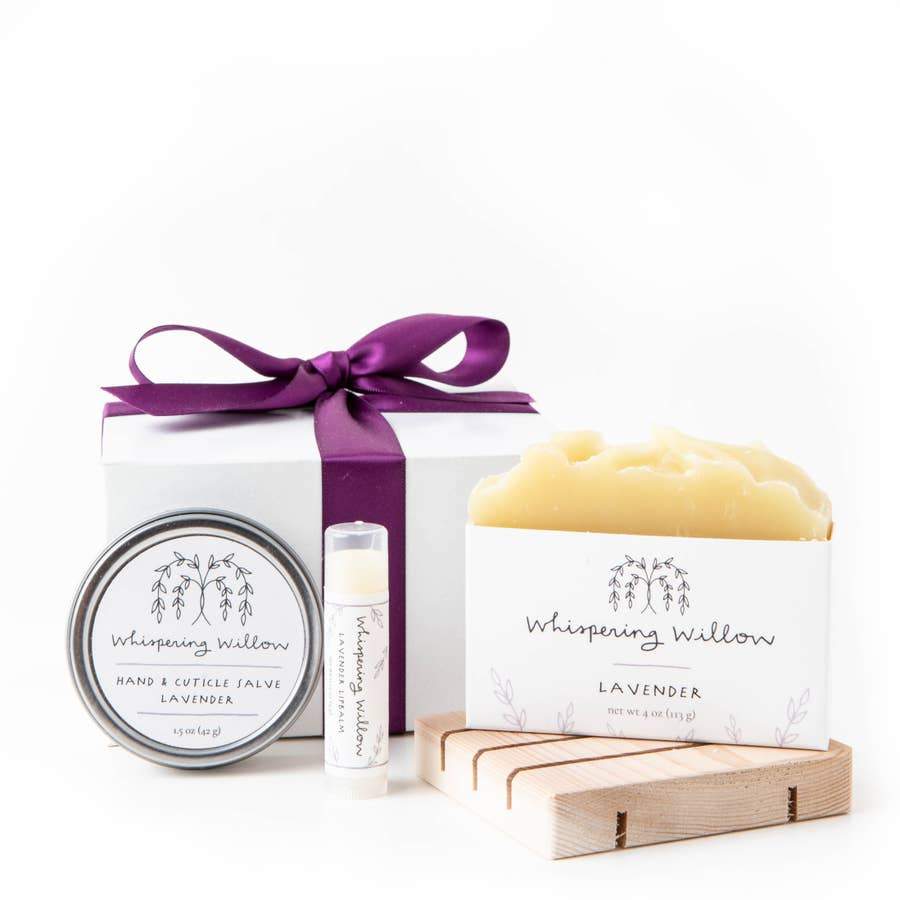 Whispering Willow Lavender Gift Box - MindfulGoods